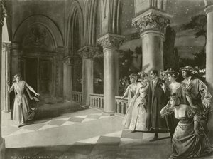 Lucia di Lammermoor、Act 3 Scene VI（グラビア） 作： William de Leftwich Dodge