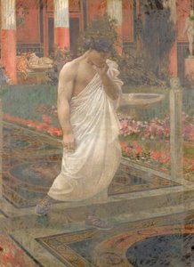 瞑想、1897年。 作： William de Leftwich Dodge