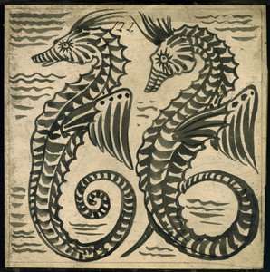海馬 作： William de Morgan