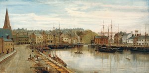 旧港、メリーポート、1896 作： William of Maryport Mitchell