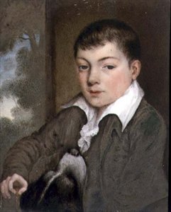 デイビッド・フィッツハーバート 1817年頃（スレート） 作： William the Elder Corden