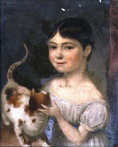マリア・フィッツハーバート 1817年頃 (スレート) 作： William the Elder Corden