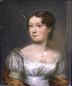 セリーナ・フィッツハーバート 1817年頃（スレート製）