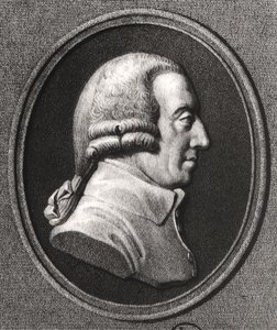 アダム・スミスのメダリオンの肖像（1723-90） 作： William the Younger Holl