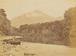 [川のある風景］ 作： Willoughby Wallace Hooper