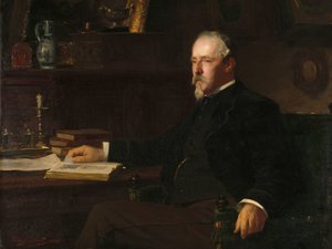 Daniel Franken Dzn (1838-98)。 銀行家とアートコレクター 作： Willy Martens