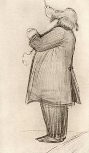ヨハネス・ブラームス（1833-1897）ドイツの作曲家、指揮（デッサン） 作： Willy von Beckerath
