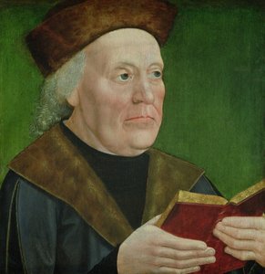 ヘルマン・ランゲンベック市長、1515年頃（オークパネルに油彩） 作： Wilm Dedecke