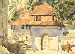 737佛歯寺、側面入口 作： Wilson Clive