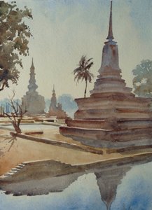 870 Sunrise、Wat Mahartat、Sukhotai