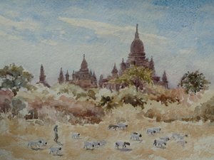 897 Thein Ma Zi from Penathagu, Bagan 作： Wilson Clive