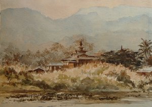 917修道院、Myay Cha 作： Wilson Clive
