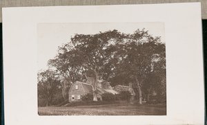 1636年に建てられたマサチューセッツ州デダムの旧フェアバンクス邸 作： Wilson Flagg