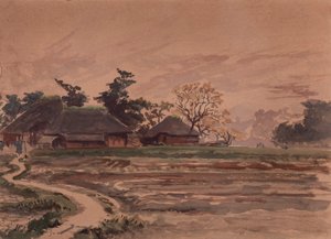 家のある風景。 作： Winckworth Allan Gay
