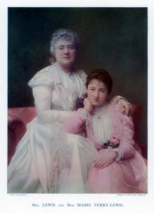 ルイス・ケイト・テリー夫人とメイベル・テリー・ルイス嬢、イギリスの女優、1901年。 作： Window and Grove