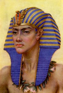 アケナテン、18王朝の古代エジプトのファラオ、紀元前14世紀、1926年。 作： Winifred Mabel Brunton