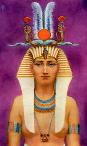 ハトシェプスト女王、18王朝の古代エジプトの女王、紀元前15世紀、1926年。 作： Winifred Mabel Brunton