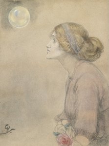 Gertrude Sandys（紙にパステル） 作： Winifred Sandys