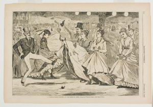 パリのマビーユでの舞踏会 作： Winslow Homer
