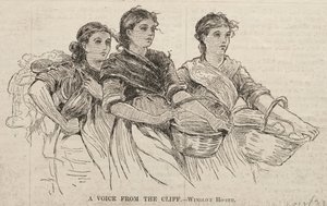 崖からの声。 作： Winslow Homer