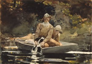 狩りの後 作： Winslow Homer
