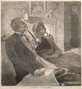 もう1年、古時計、1870年。 作： Winslow Homer