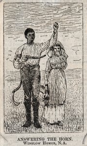 クラクションに応える 作： Winslow Homer
