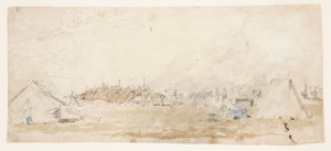 陸軍野営地 作： Winslow Homer