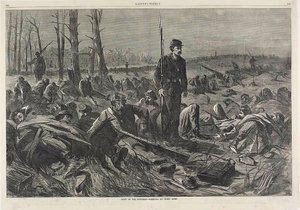 ポトマック陸軍-腕の上で眠る 作： Winslow Homer