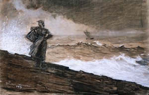 公海で、1884 作： Winslow Homer