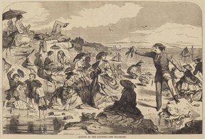 田舎の八月-海辺』（1859年刊）。 作： Winslow Homer