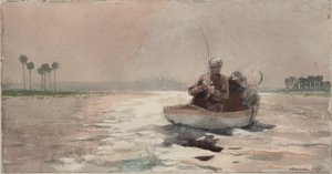 バス釣り - フロリダ 作： Winslow Homer