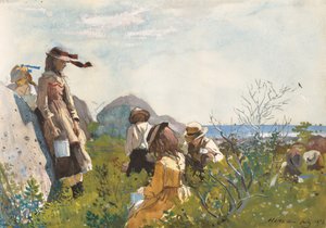 ベリーピッカーズ、1873年 作： Winslow Homer