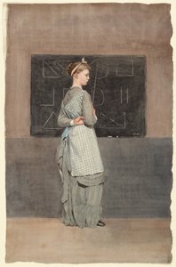 黒板、1877年。 作： Winslow Homer
