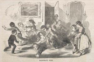 ブラインドマンズバフ、1857年。 作： Winslow Homer