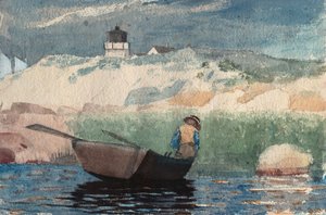 ボーイ・イン・ボート、グロスター 作： Winslow Homer