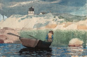 ボートに乗った少年、グロスター 作： Winslow Homer