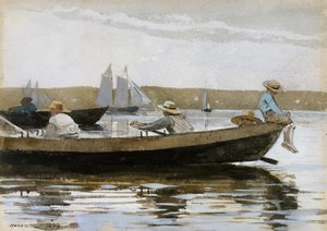 ドーリーの男の子、1873年。 作： Winslow Homer