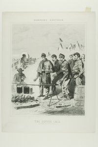 キャンペーンのスケッチコーヒーコール 作： Winslow Homer