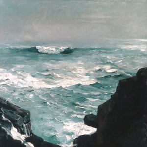 キャノンロック、1895年。 作： Winslow Homer