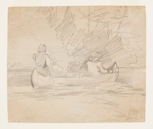 3 人の男性とのカヌー 作： Winslow Homer
