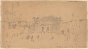 負傷者を運ぶ 作： Winslow Homer
