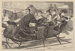 1869年に出版されたクリスマスベル。 作： Winslow Homer
