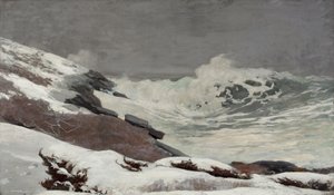 冬の海岸、1892 作： Winslow Homer