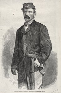ウィルソン旅団のウィルソン大佐、1861年。 作： Winslow Homer