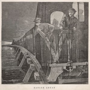 デンジャーアヘッド、1870年。 作： Winslow Homer