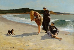 イーグルヘッド、マンチェスター、マサチューセッツ高潮、1870年。 作： Winslow Homer