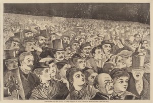 Fire Works on the Night of Fourth of July（7月4日の夜の花火）、1868年発行。 作： Winslow Homer
