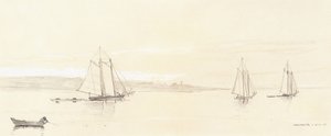 グロスターの漁船団 作： Winslow Homer