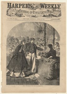 大博覧会の花部門、ハーパーより 作： Winslow Homer